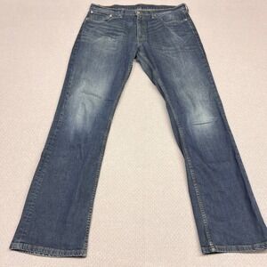 Levis 559 Jeans Mens 36x36 Blue Denim Straight Fit Western Classic Casual